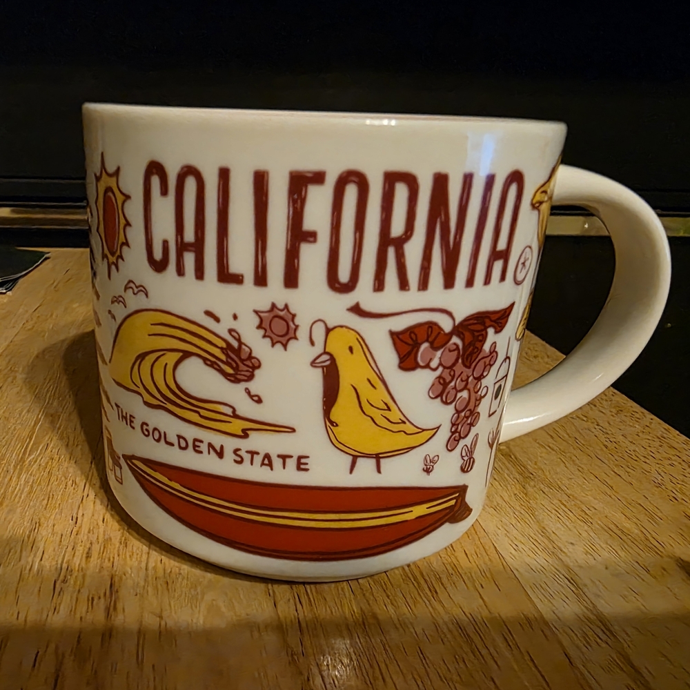 Starbucks California Mug - Red and White